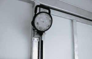 6- LED round worklight mounted on internal of pantech